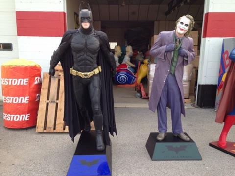 Life Size "Dark Knight" Batman and Joker