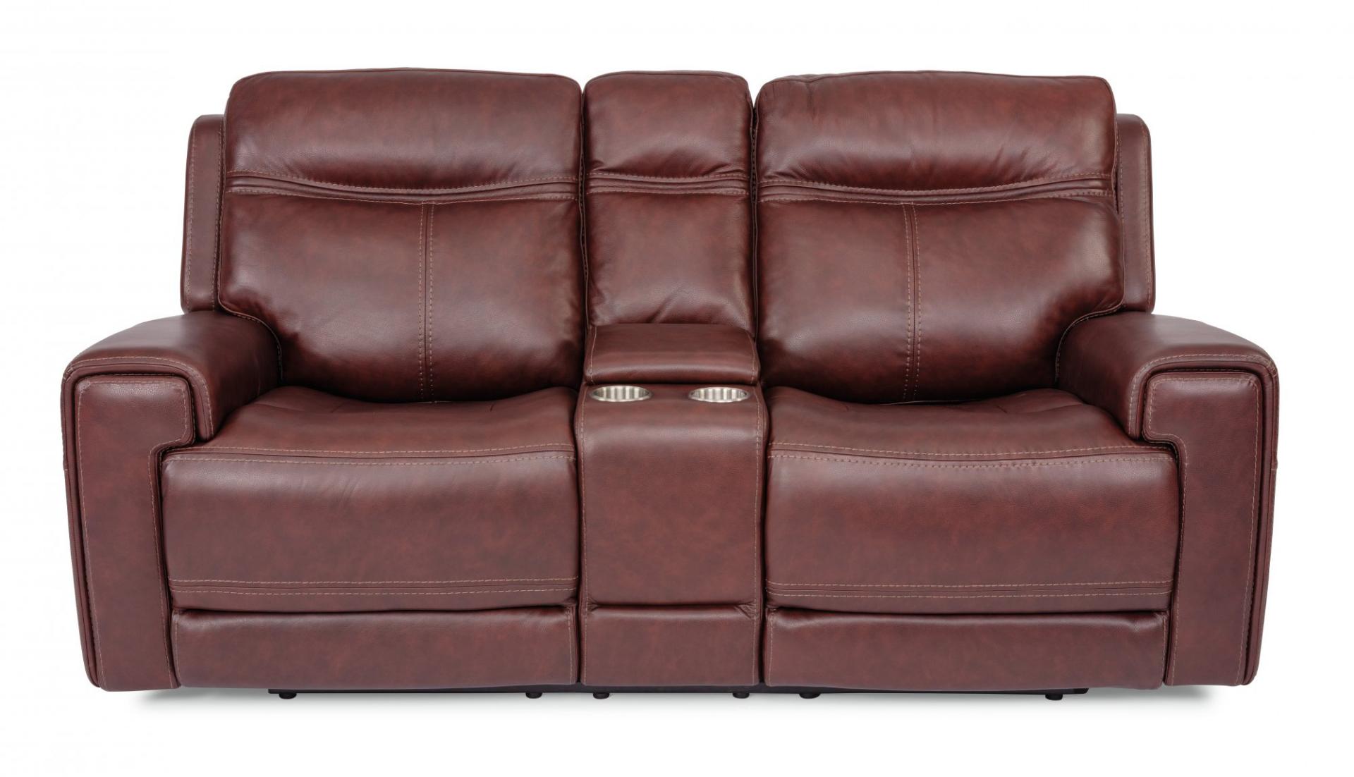 Bravo POWER RECLINING LOVESEAT WITH CONSOLE & POWER HEADRESTS