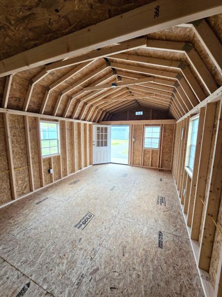 12x24 BARN W/TREX PORCH -  $10,206 or $404 Down & $404/Month  - NO CREDIT CHECK - FREE DELIVERY & BLOCKS (50 miles)