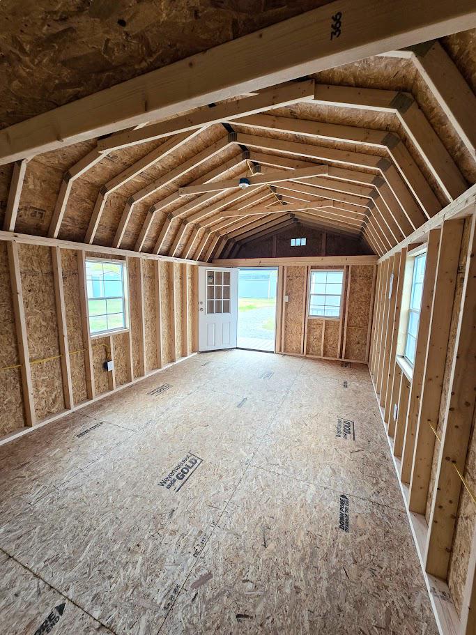 12x24 BARN W/TREX PORCH -  $10,206 or $404 Down & $404/Month  - NO CREDIT CHECK - FREE DELIVERY & BLOCKS (50 miles)