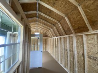 12x24 Corner Porch Lofted Barn Cabin