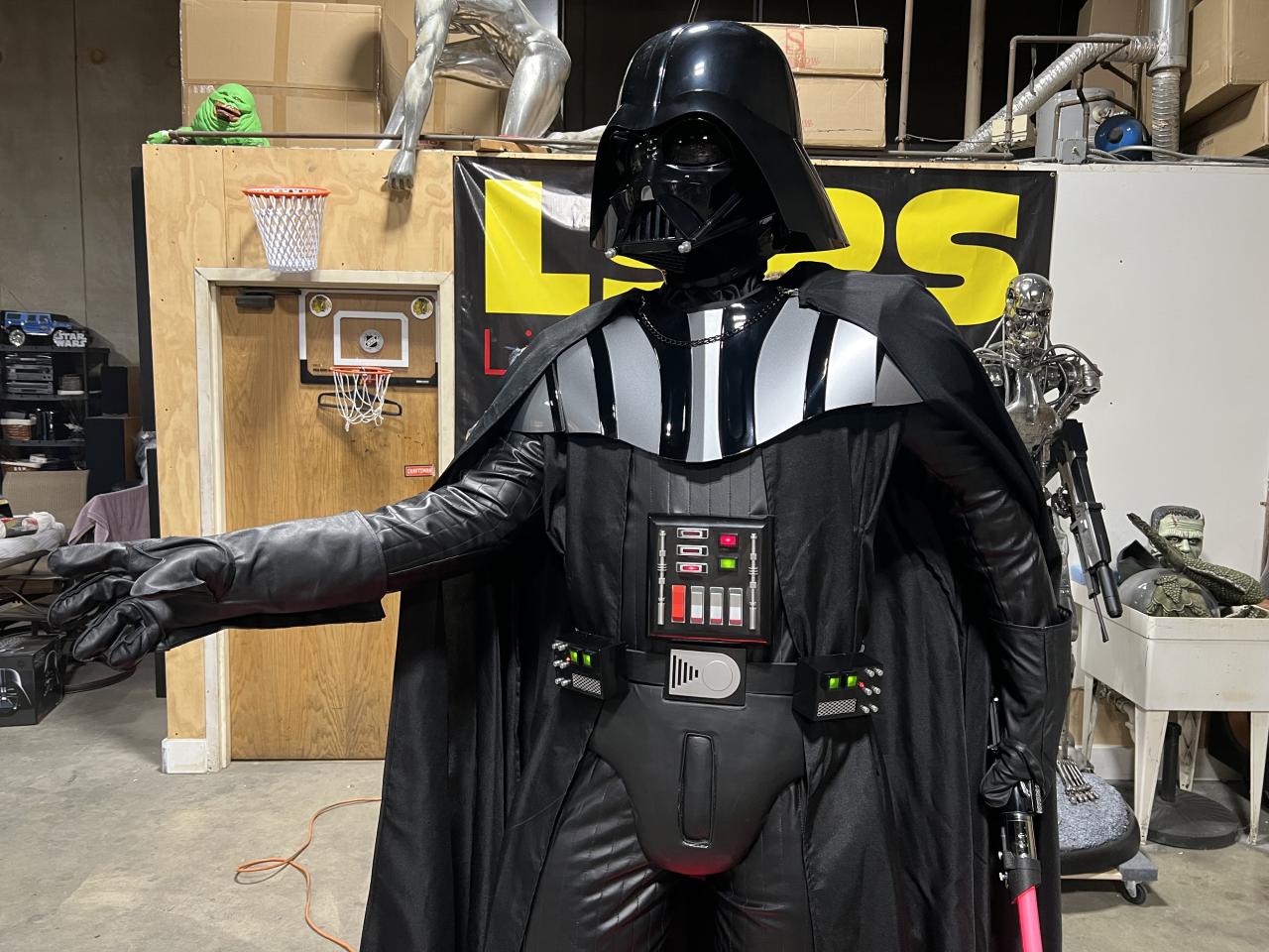 Life Size Star Wars Darth Vader with Lightsaber