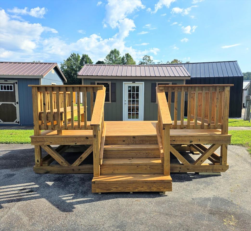 PRE-BUILT DECKS - 8 x 12 WITH STAIRS $2,695 + tax OR  $250/Down & $125/Mo RENT TO OWN - NO CREDIT CHECK - EVERYONE APPROVED - MANY SIZES & COLORS AVAILABE!