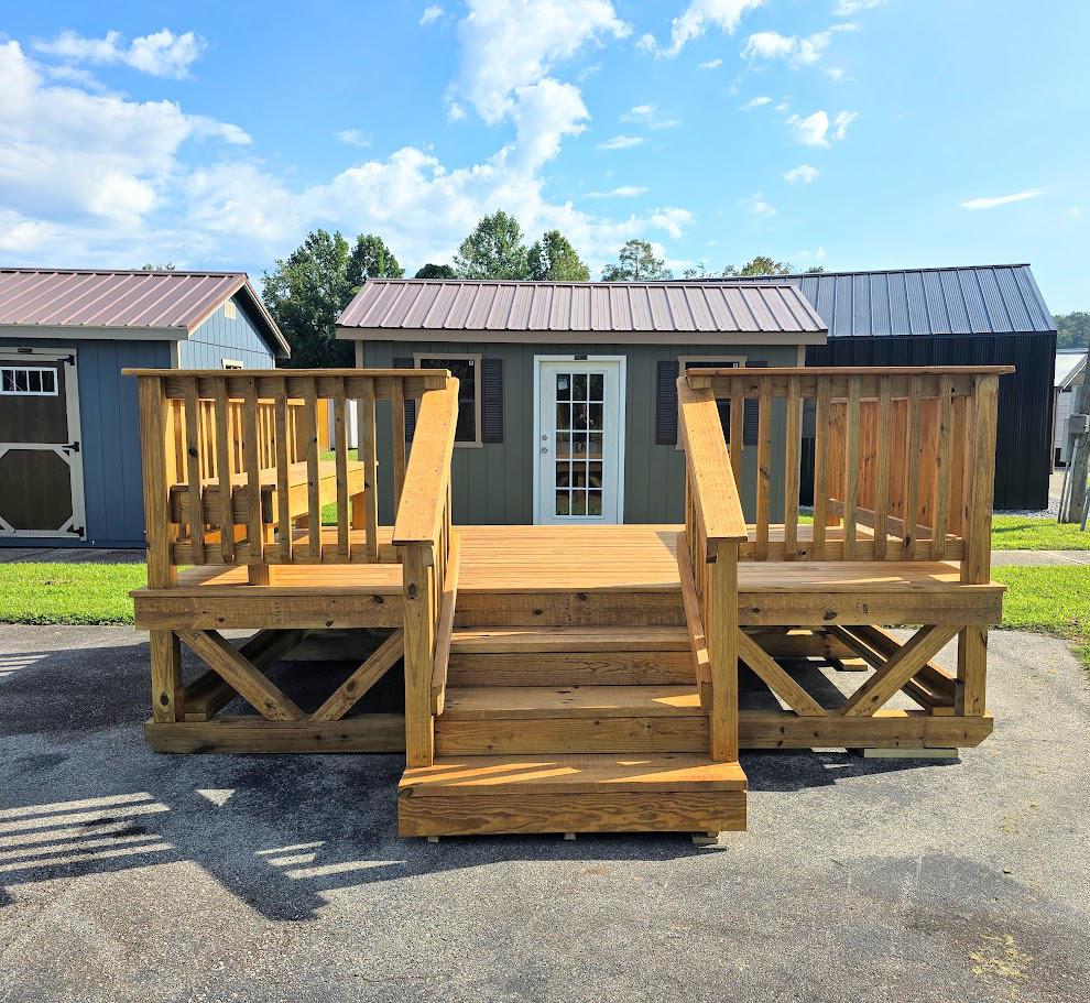 PRE-BUILT DECKS - 8 x 12 WITH STAIRS $2,695 + tax OR $250/Down & $125/Mo RENT TO OWN - NO CREDIT CHECK - EVERYONE APPROVED - MANY SIZES & COLORS AVAILABE!