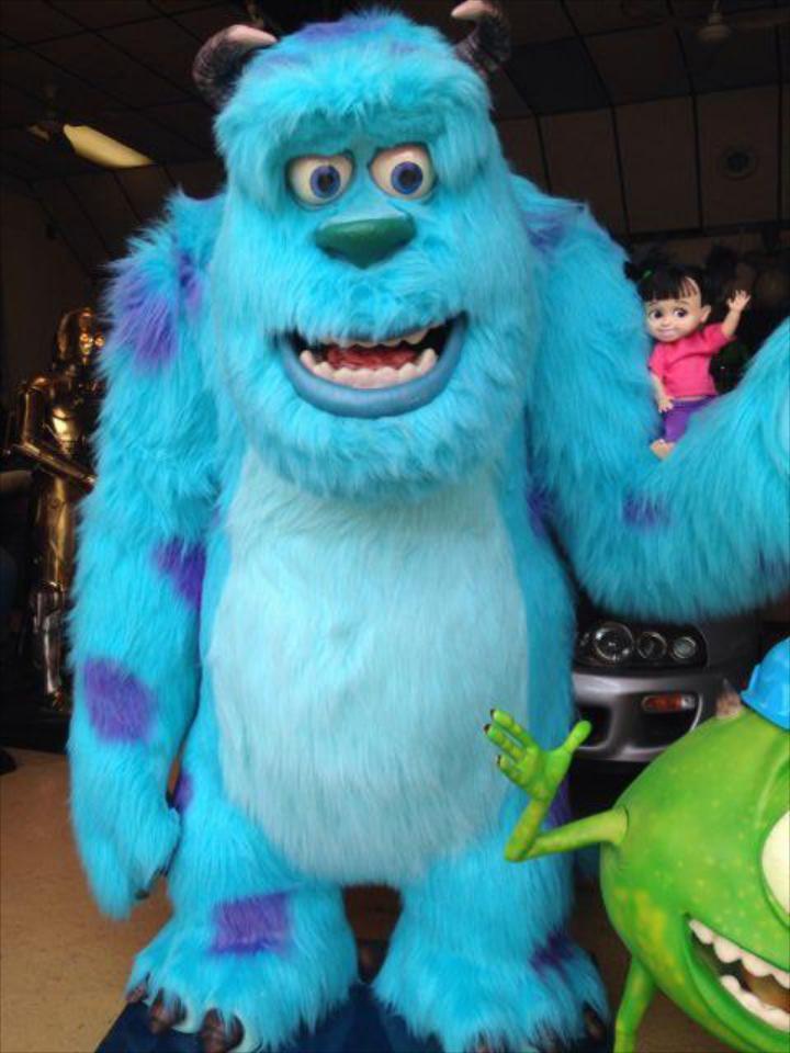 Life Size Monsters Inc Sulley, Mike and Boo