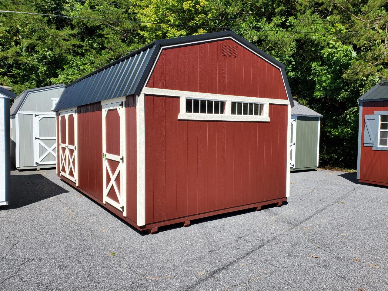 Morganton - 12x20 Lofted Barn Handyman Package W/ Electrical