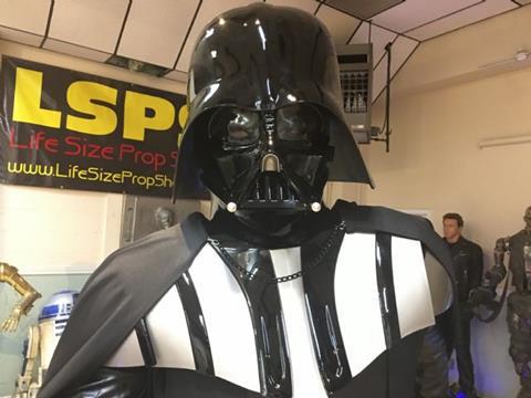 Life Size Star Wars Darth Vader with Lightsaber