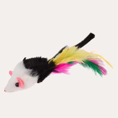 Mouse with Feather Tail