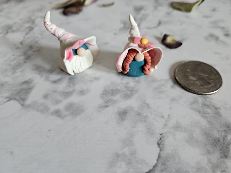 Gnome Couple set, teal