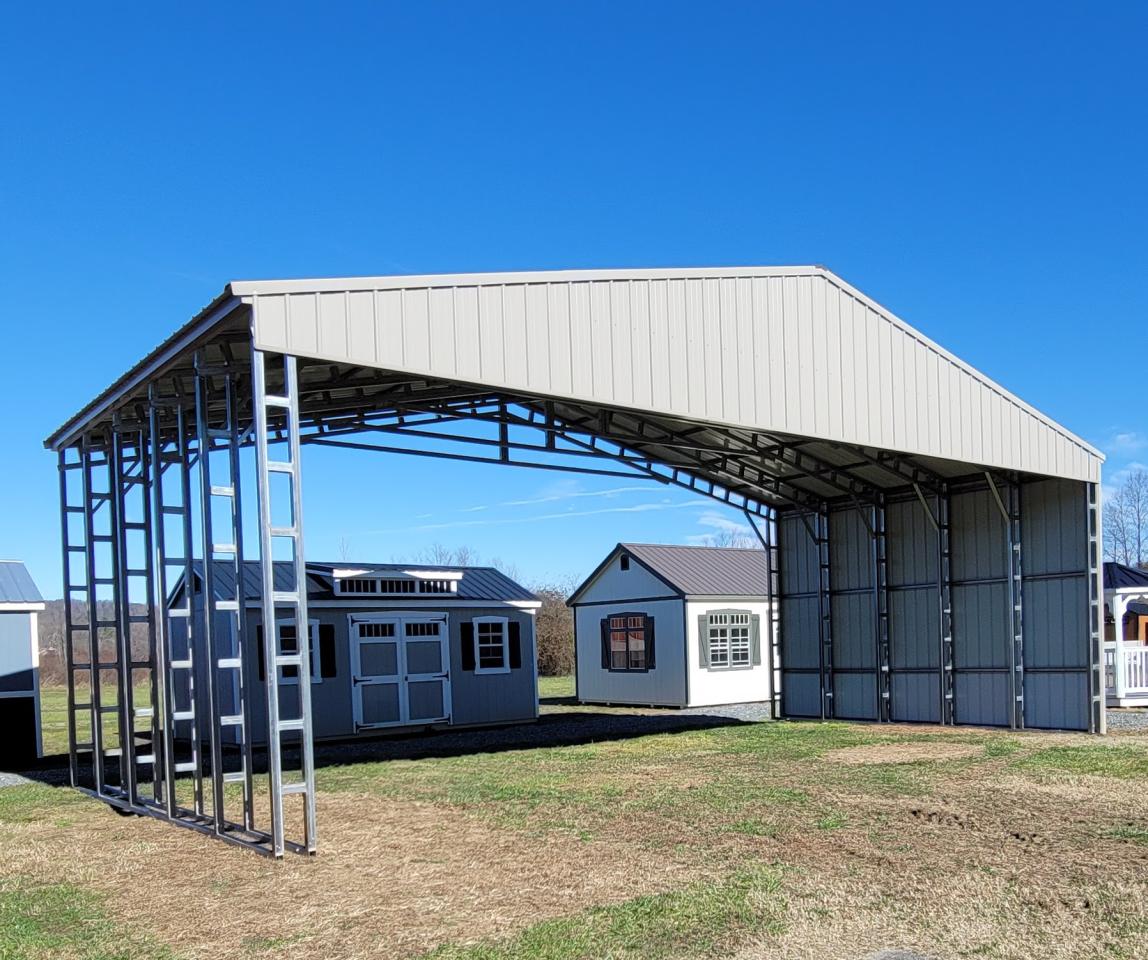 20% OFF - COMMERCIAL STRUCTURE 40X20X12 - LADDER LEGS & RAFTERS - ONLY $12,003 PLUS TAX