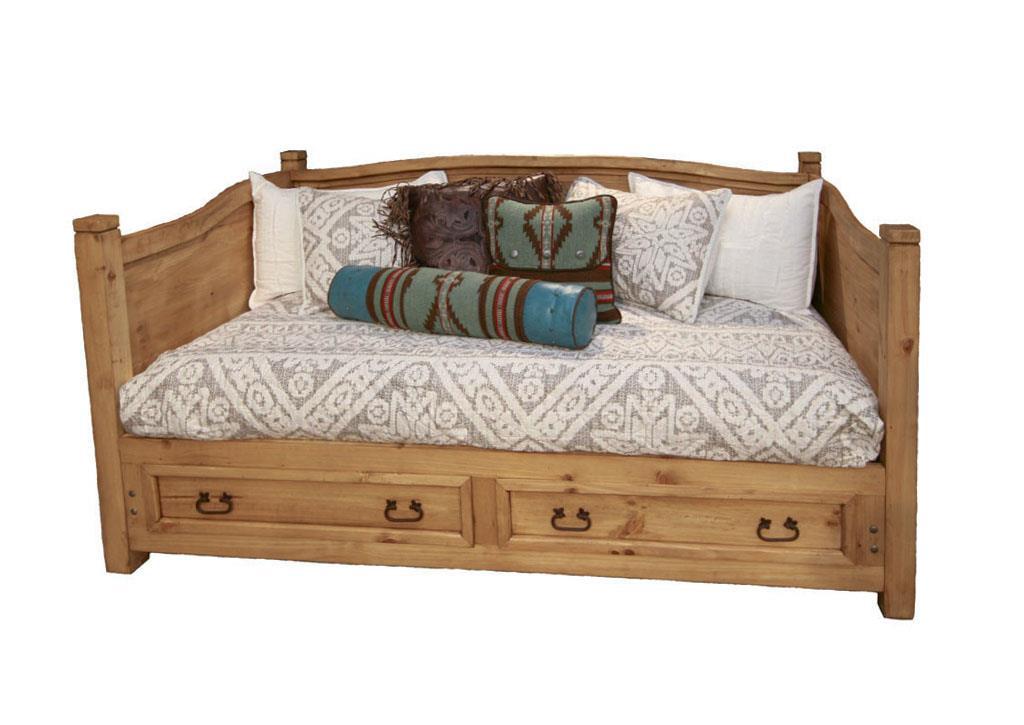 Curved Top Daybed W/2 Drawers