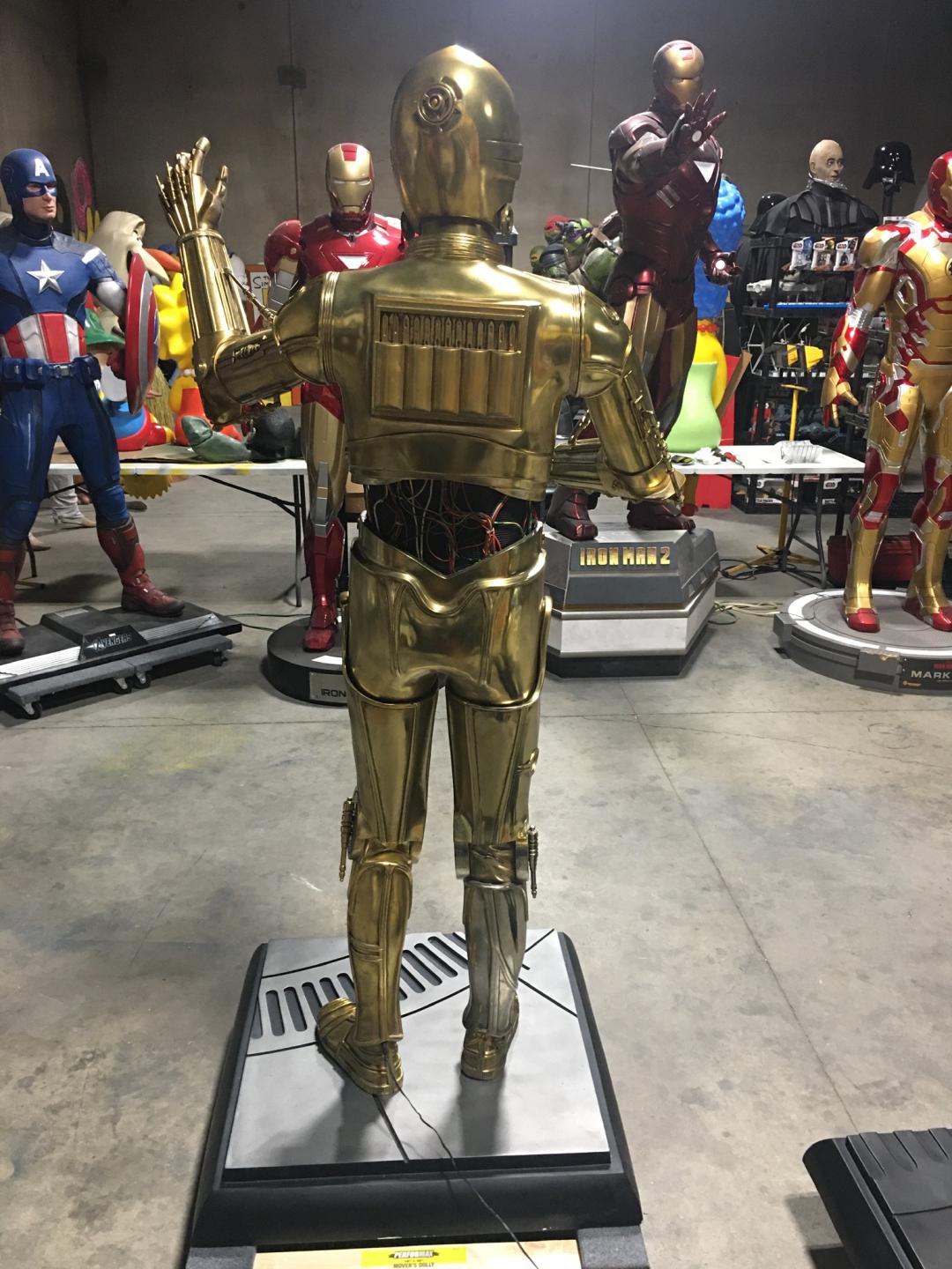 Sideshow Version 1 Star Wars C3P0 with Lights and Sound