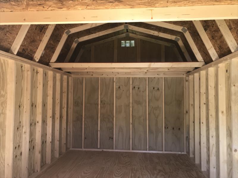 Treated 10x16 Lofted Barn