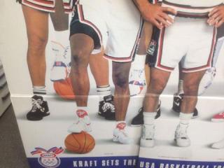 Life Size 1992 Olympic Dream Team Display W/ Box