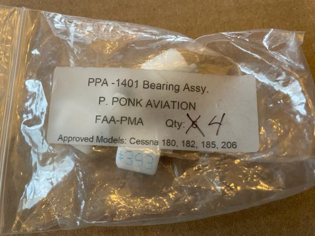 P Ponk Aviation Cessna Elevator Or Rudder Bearing Replacements. STC. New.
