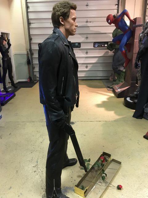 Life Size Terminator Arnold Schwarzenegger