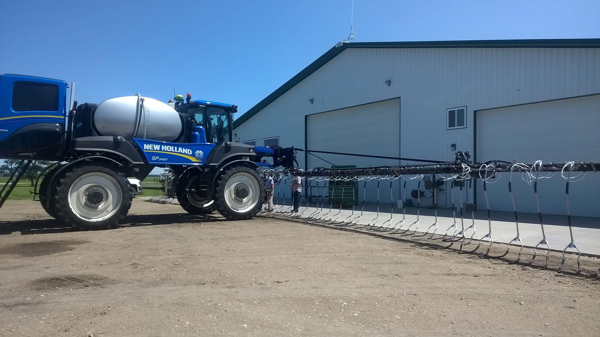 120' Boom; Every Other Row