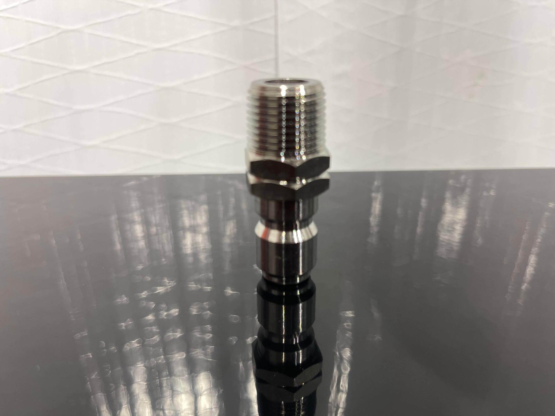 Stainless Steel 3/8" Male Thread Male Quick Connect Fitting