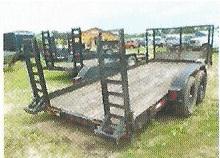 2002 Cronkite 80" x 16' Trailer - Lot # R1117