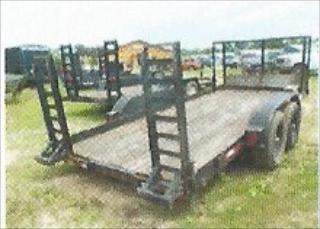 2002 Cronkite 80" x 16' Trailer - Lot # R1117