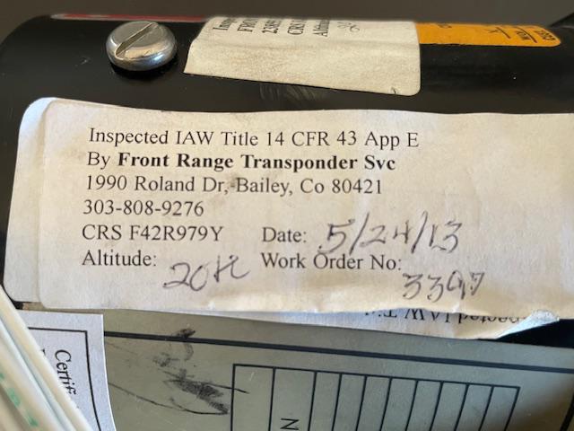 Trans-Cal Auto Pressure Altitude Encoder/Digitizer. Used.