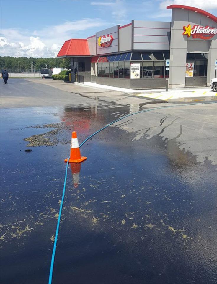 Parking Lot Cleaning