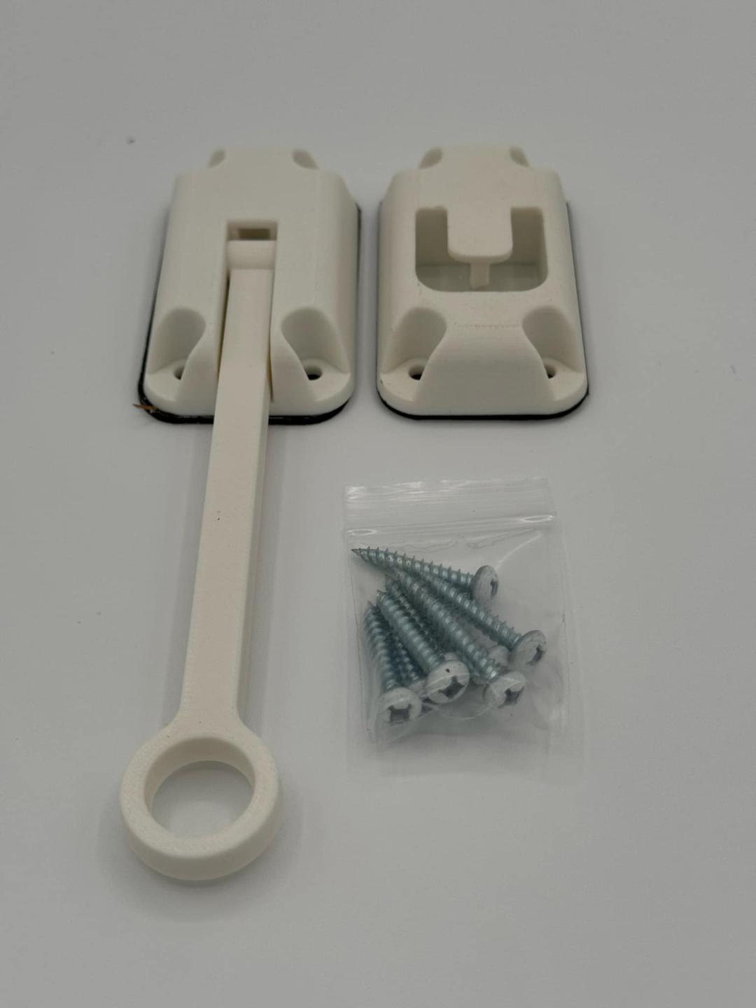 Ring Latch 5" White