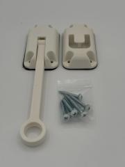 Ring Latch 5" White