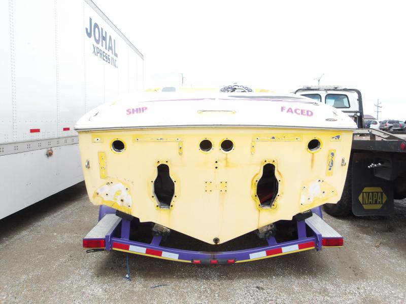 T8 - 2004 Baja Outlaw *** Boat Has NO Engines *** 2004 heritage roadrunner boat trailer