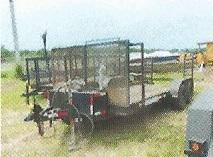 2002 Cronkite 80" x 16' Trailer - Lot # R1117