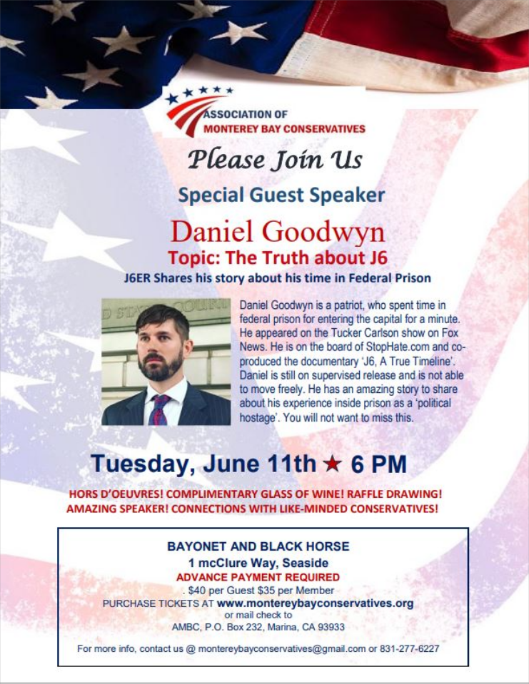 An Evening with Daniel Goodwyn