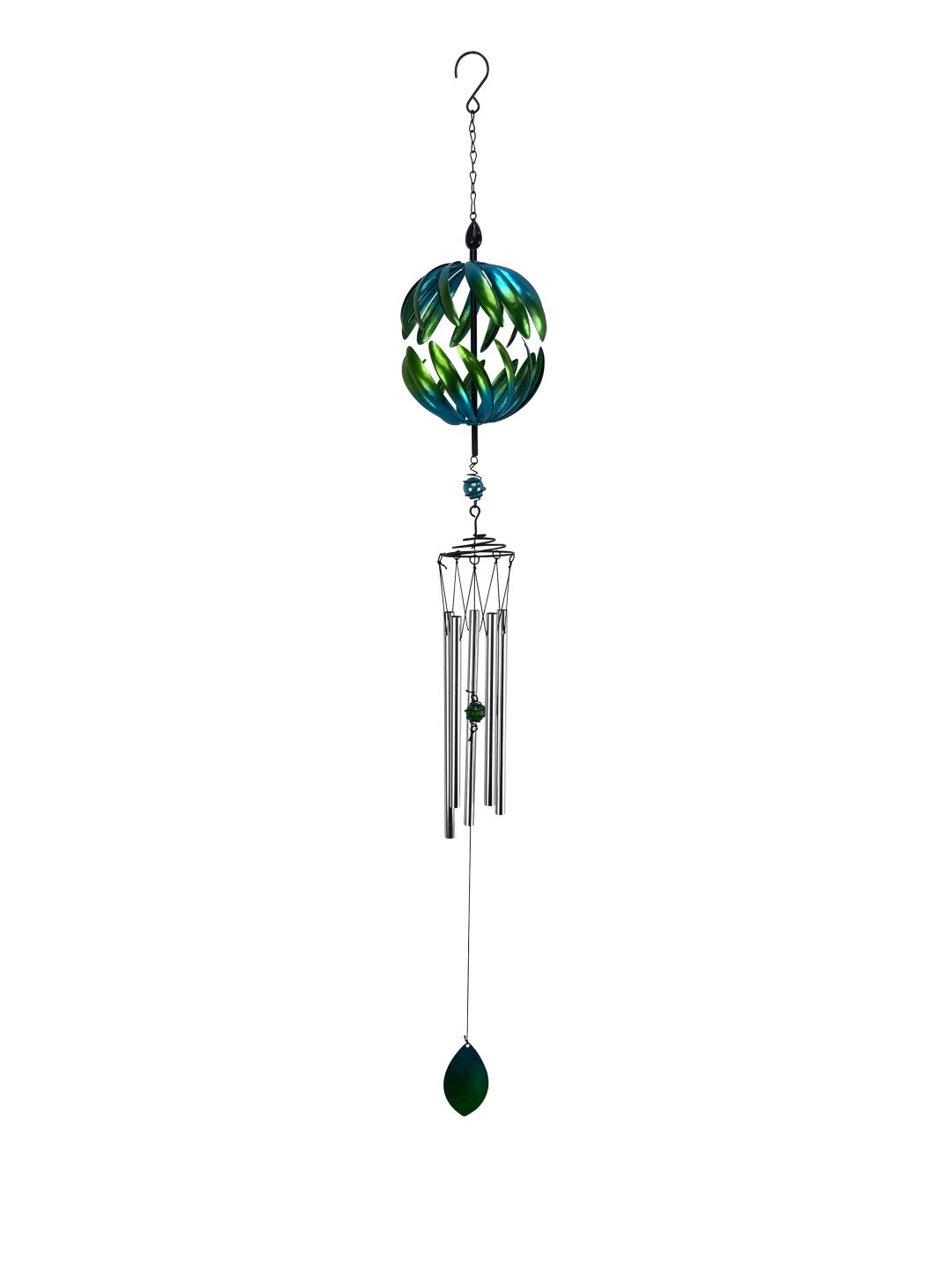 Wind Chime Sphere Spinner Green Blue