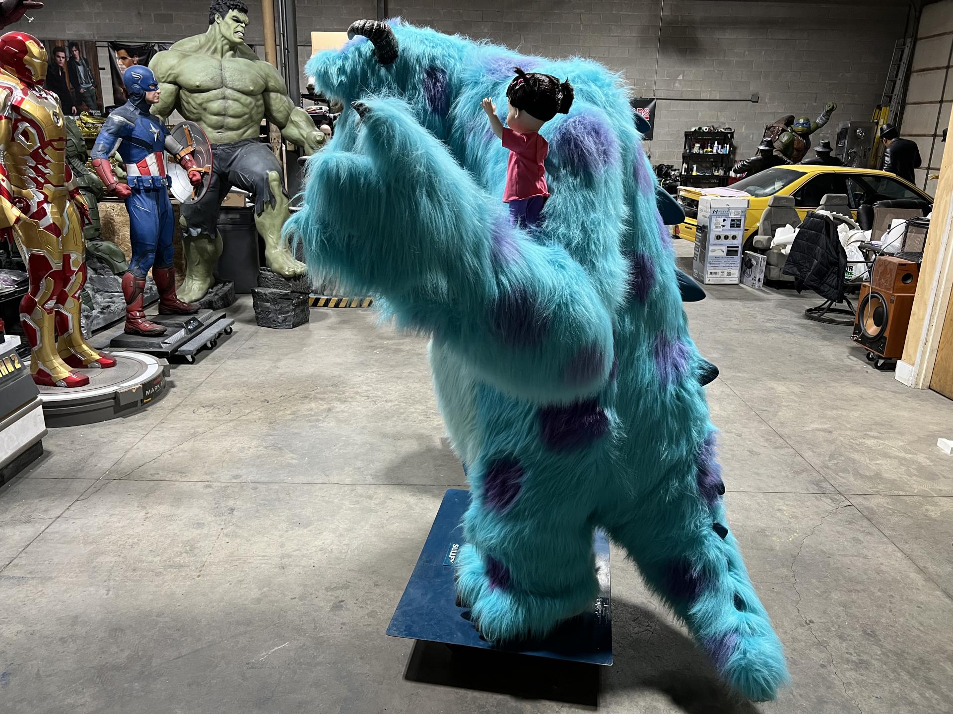 Life Size Monsters Inc Sulley, Mike and Boo