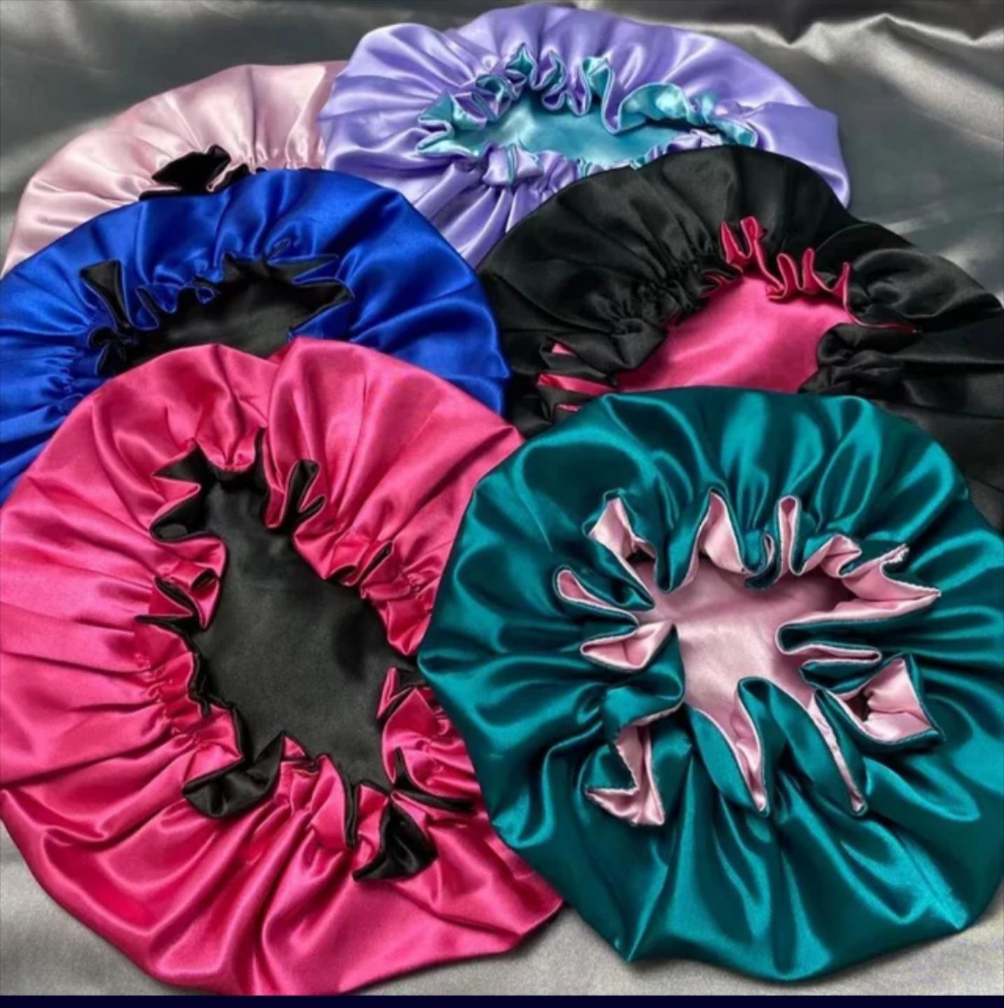 SATIN HAIR BONNETS