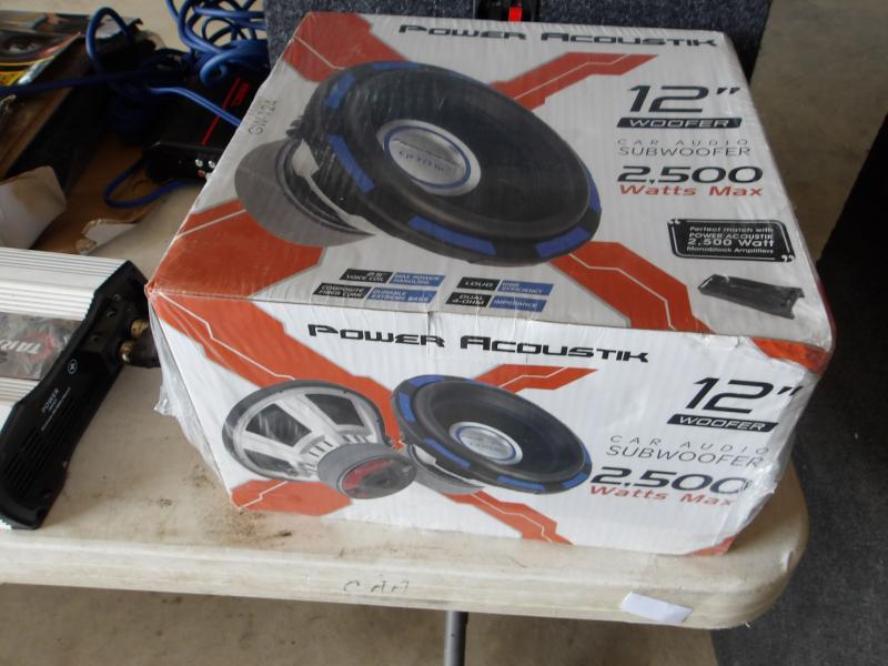 Audio Equipment up for auction Saturday September 5th before the car auction at 10am