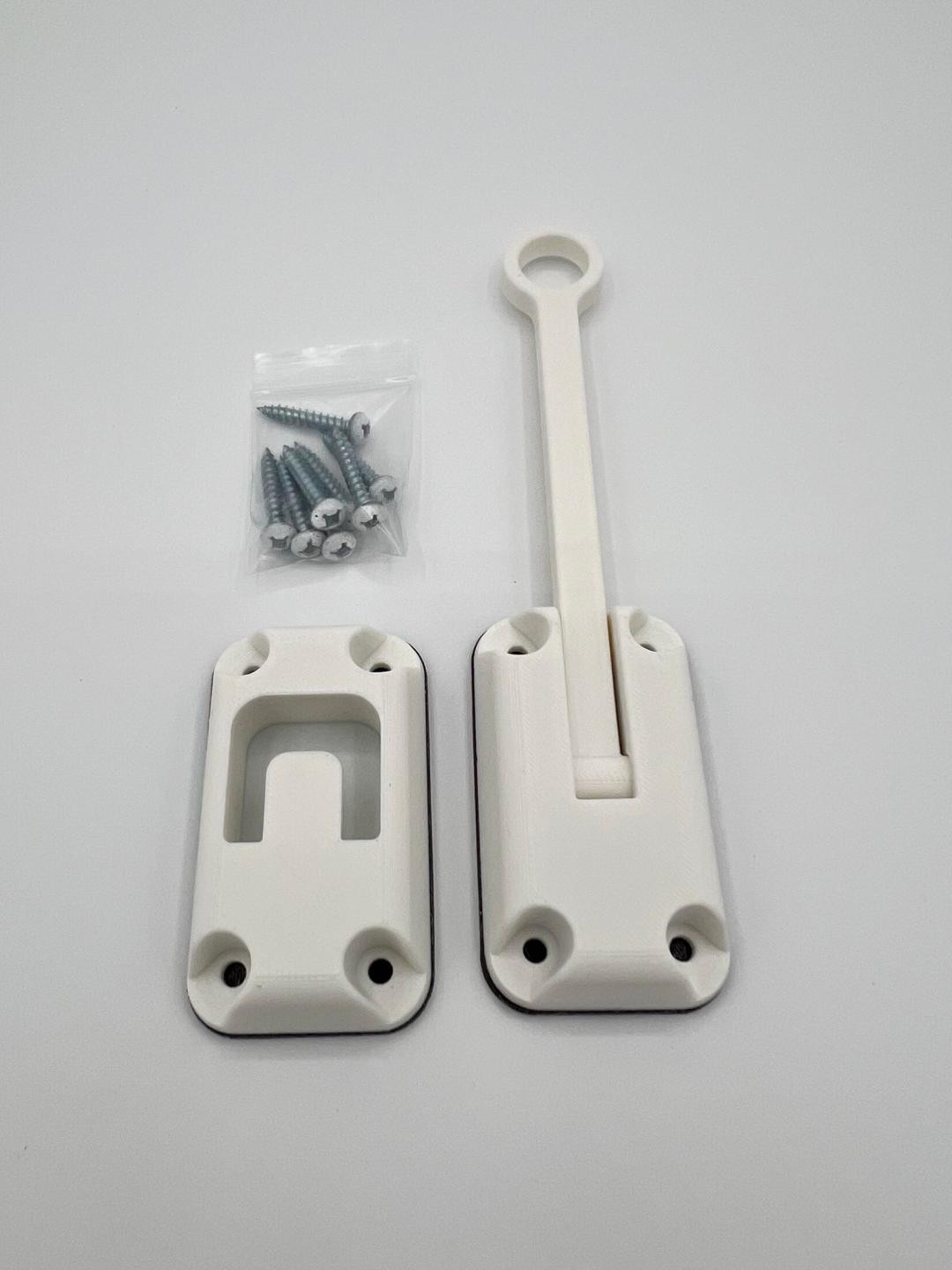Ring Latch 5" White