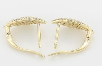 Gold Filled Earrings with Cubic Zirconia
