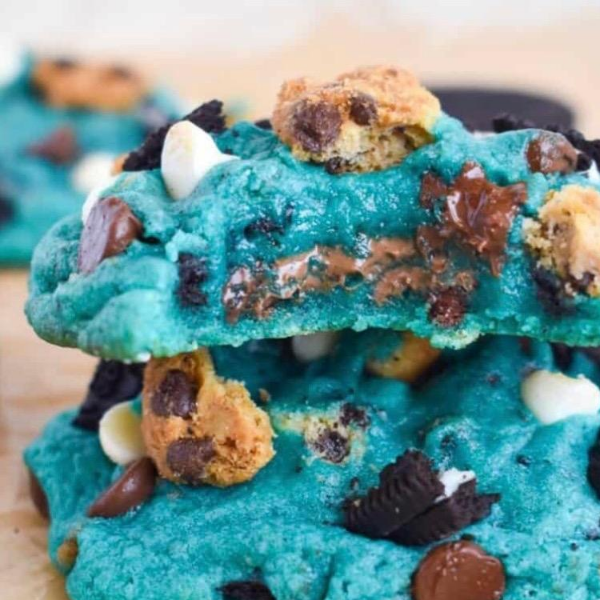 Giant Blue Monster Cookie