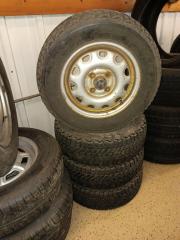 175/70R13 Firestone Winterforce Tires with 4 Bolt Honda Rims Set of 4