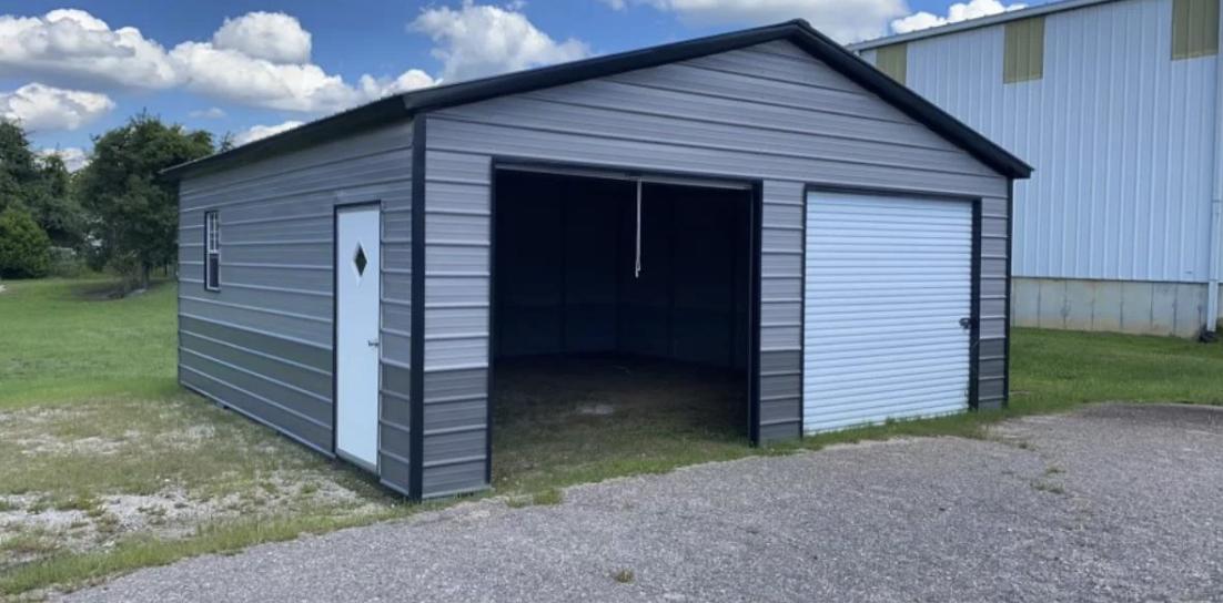 24x26x9 Metal Garage
