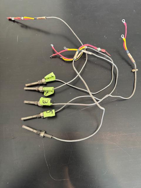 JPI EDM 700 Set OF 5 CHT Bayonet Style Probes. Used.