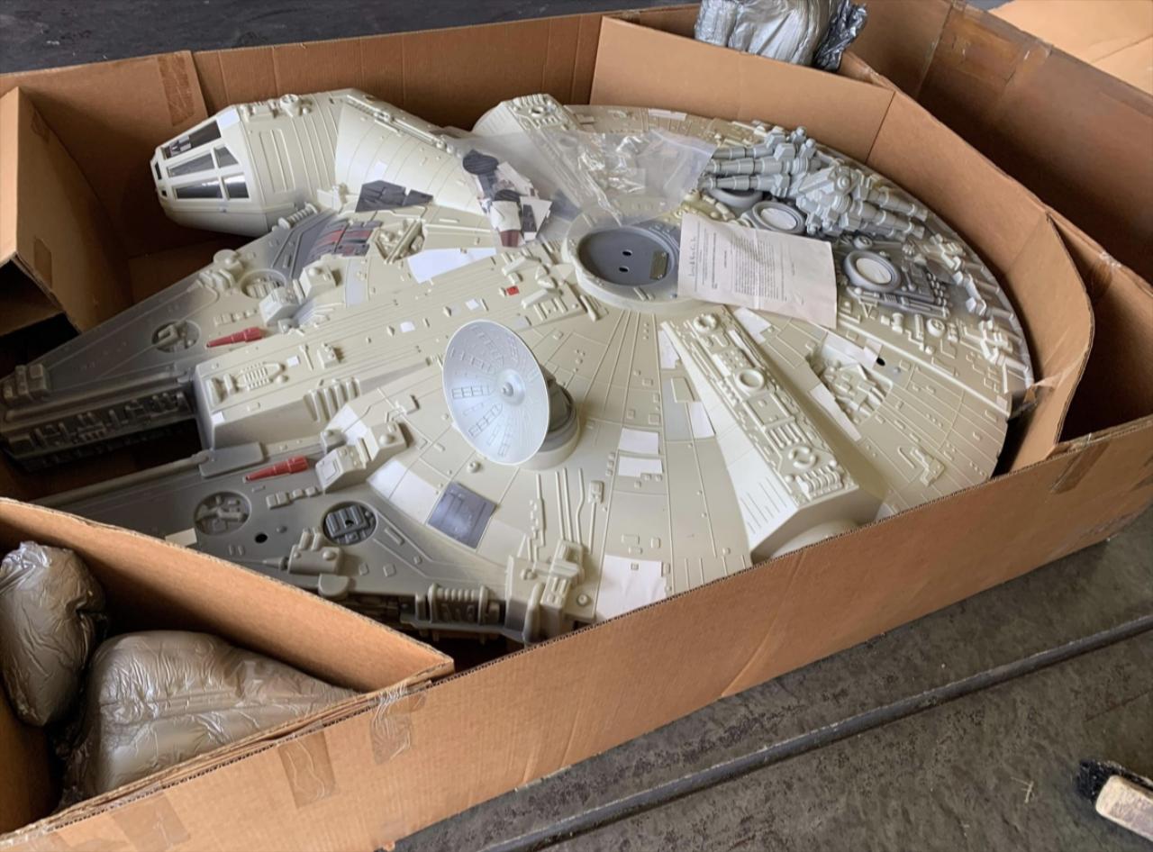 Star Wars Toys R Us Millennium Falcon with Original Box