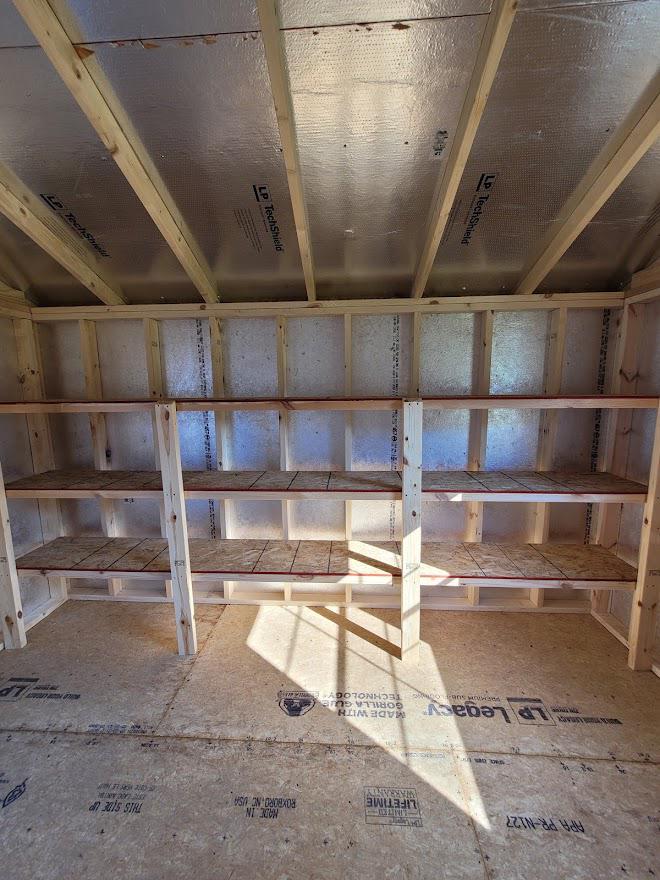 Marion - 12x12 Utility Building with Shelving