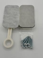 Ring Latch 3" White