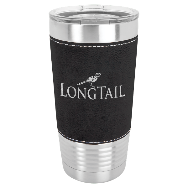 Polar Camel 20 oz. Leatherette Tumbler with Slider Lid