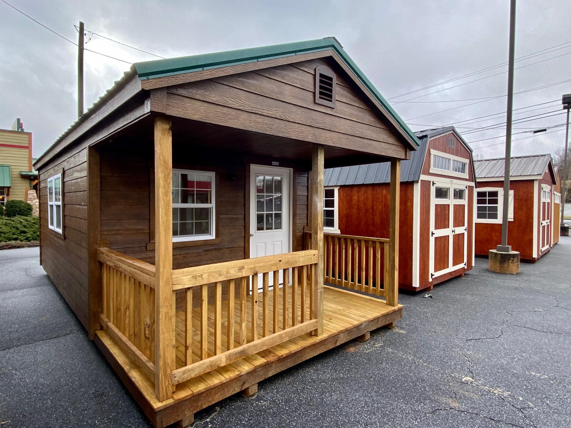 MORGANTON: 12x24 Utility Shed, Cabin Style