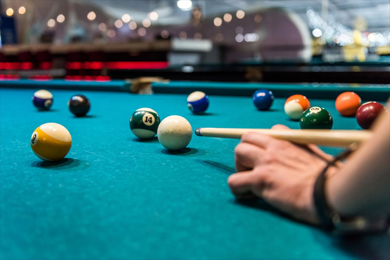 Bigs Sports Bar & Billiards in Sioux Falls, has 12 pool tables & 2 dart boards