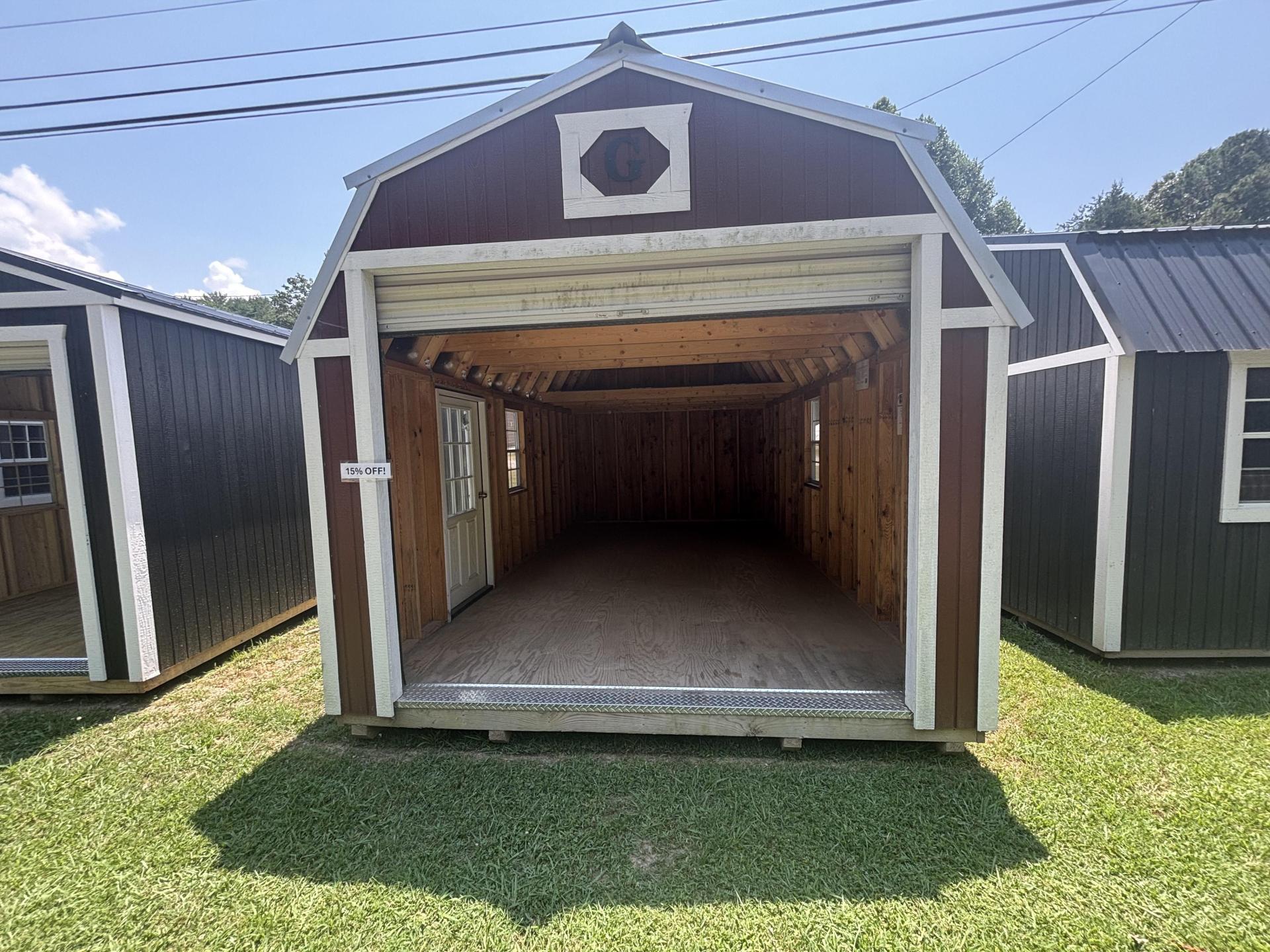 12x20 Lofted Barn Garage - REPO!!
