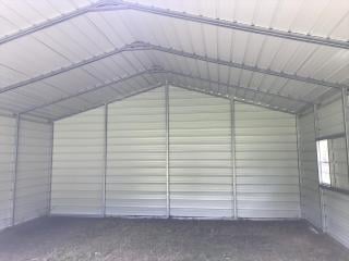 SAVE $2,518 - ONLY $7,552 + tax for this 24x25X9 Boxed Eave Roof 2 Car Garage
