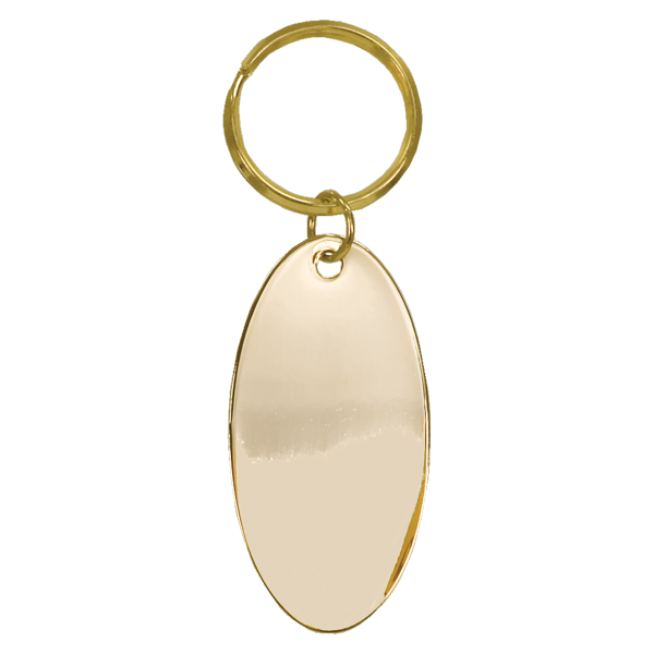 Gold Brass Keychain